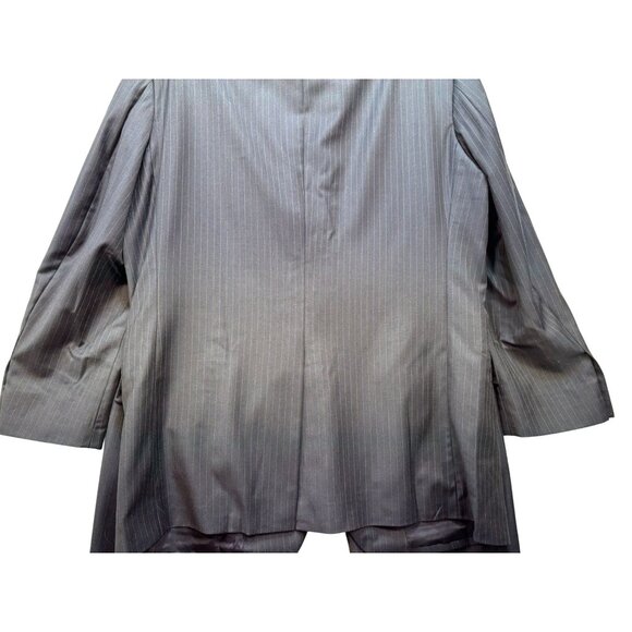 Jos. A. Bank Signature Collection Mens Pinstripe Wool Suit R41Navy Blue - Picture 9 of 16